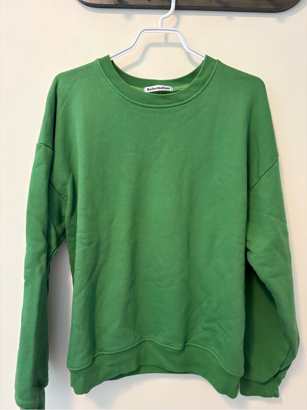 Reformation green sweat set